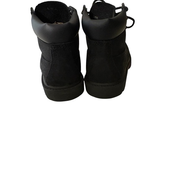 Timberland 6-Inch Premium Toddler Boots Black Nubuck Waterproof 12807 Size 8 - Picture 4 of 8